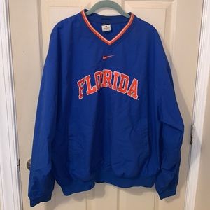 University of Florida gators pullover windbreaker with front pocket men’s large